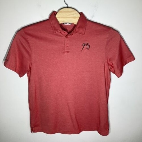 Black‎ Clover Mens Short Sleeve Golf Polo Red Size Large - Picture 2 of 6